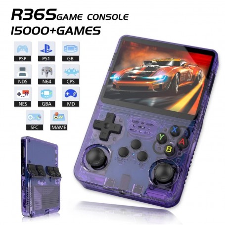 Consola Portatil Video Juegos Multiplataforma R36S Playstation Family Sega Nintendo