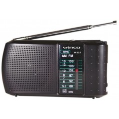 Radio Portatil Winco W-223 Negro FM