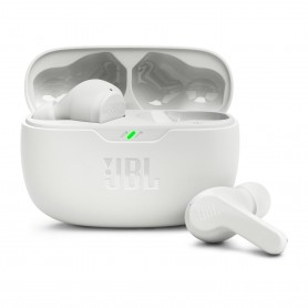 Auricular Inalambrico In Ear Bluetooth JBL Wave Beam 2 Cancelacion De Sonido IP54 Blanco