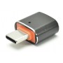 Adaptador OTG USB-C Type-C Tipo-C A USB Hembra 3.0 Aluminio Nisuta NSADUCU31