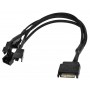 Cable De Alimentacion SATA 12V a 4 Coolers De 4 Pines Nisuta NSAD4CS