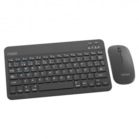 Combo Teclado & Mouse Inalambrico Slim Noga S5900 Negro