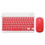 Combo Teclado & Mouse Inalambrico Slim Noga S5900 Rojo