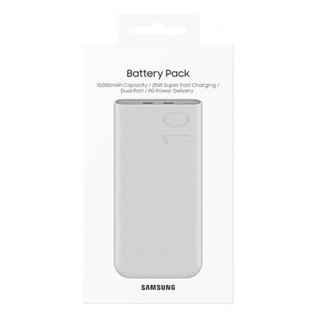 Cargador Portatil Samsung Power Bank Battery Pack Wireless Carga Qi Carga Rapida 25w 10000mAh