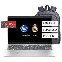Notebook Hp 15-FC0251LA 15.6 Pulgadas Ryzen 5 7520u 8Gb Ram 512Gb Ssd Windows 11 + Mochila