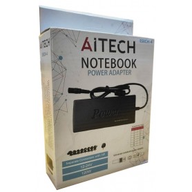 Cargador Universal Para Notebook Aitech 8 Pines Hp Toshiba Acer Lenovo 12V A 24V