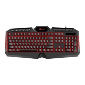 Teclado Gaming Xtrike Kb-509 Retroiluminado Black Keyboard Gamer