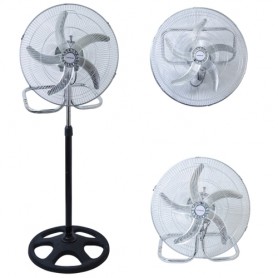 Ventilador Pie Turbo 18 Pulgadas Winco W118 3 En 1 Pared Aspas Metalicas 110W