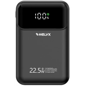 Power Bank Cargador Portatil Kelyx Mini 10000mAh Type-C USB-C Tipo C USB Lightning Fast Charge Carga Rapida 22.5W