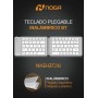 Teclado Inalambrico Bluetooth Plegable NKB-BT26