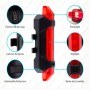 Luz Bicicleta Trasera Recargable Micro Usb Bs-216