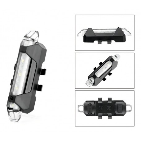 LUZ BICICLETA RECARGABLE USB