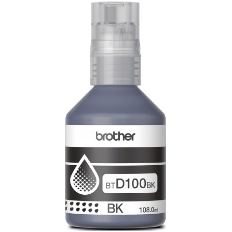 Tinta Brother Original 108ml Negro BTD100BK