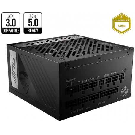 Fuente Certificada MSI Mag A1000G 1000W 80 Plus Gold Full Modular PCIE 5.1 ATX 3.1