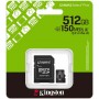 Memoria Micro SD Kingston 512Gb Clase 10 Canvas S Plus CL10 Gen3 150mb/s