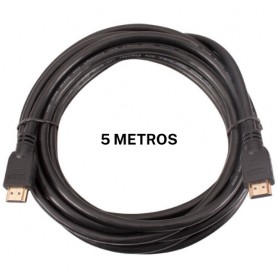 CABLE HDMI KOLKE 5 MTS NEGRO KC132 1.4V CON DOS FILTROS NEGROS