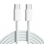 Cable De Carga & Datos Type-C Tipo-C USB-C A Type-C Cable Carga Rapida 1mt Para Apple iPhone Mallado