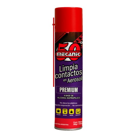 Alcohol Isopropilico En Aerosol Con Gatillo Limpieza Mecanic 50 280gr 430ml