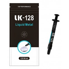 Pasta Termica Metal Liquido LK128 Ultra 1G OC 128w/mk Plateado CPU GPU PS5 Playstation 5