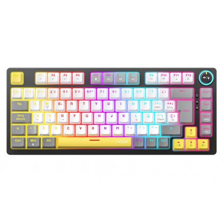 Teclado Mecanico Con Cable Noga NKB-68 RGB Switch Blue MX