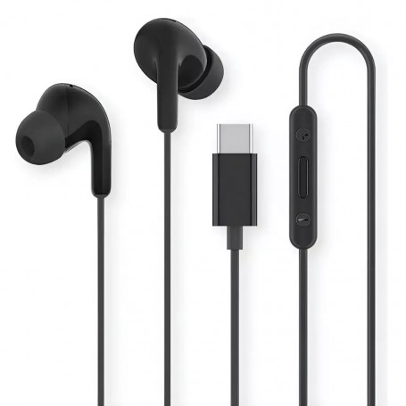 Auriculares Xiaomi M2413E1In Ear Con Cable USB-C Type-C Tipo-C Negro