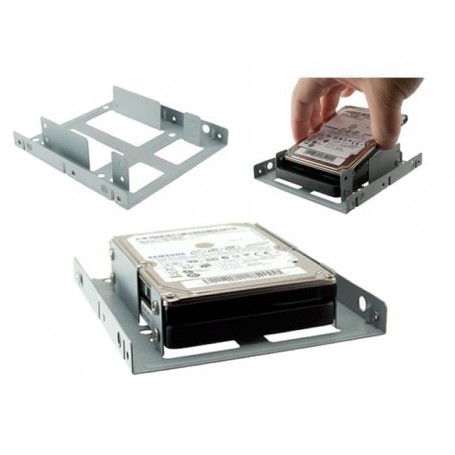 Adaptador Metalico Para Discos 2.5 Pulgadas En Bahia De 3.5 Pulgadas Nisuta NSKIMON