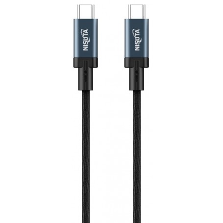 Cable USB-4 USB-C Type-C Tipo-C Thunderbolt 4 Gen3 8K 1.5mts Nisuta NSCUSB42