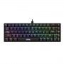 Teclado Gamer Raptor Fireclaw M68 Mecanico Retroiluminado Switch Red Outemu