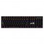 Teclado Gamer Raptor Fireclaw M104 Mecanico Retroiluminado Switch Red Outemu