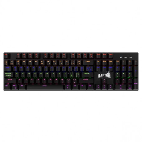 Teclado Gamer Raptor Fireclaw M104 Mecanico Retroiluminado Switch Red Outemu