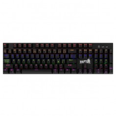 Teclado Gamer Raptor Fireclaw M104 Mecanico Retroiluminado Switch Red Outemu