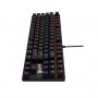 Teclado Gamer Raptor Fireclaw M87 Mecanico Retroiluminado Switch Red Outemu