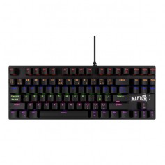 Teclado Gamer Raptor Fireclaw M87 Mecanico Retroiluminado Switch Red Outemu