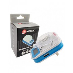 Cargador Universal De Bateria Con Lcd & Puerto Usb Kosmo Kos Univ Standard
