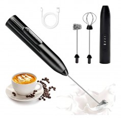 Batidor De Leche Cafe Espumador Recargable Usb 3 Velocidades