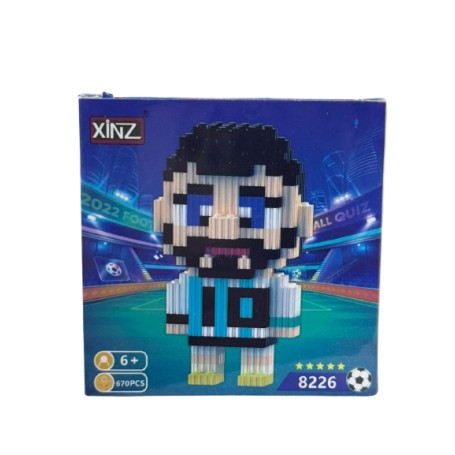 Figura Juguete Messi Para Armar XINZ 8226