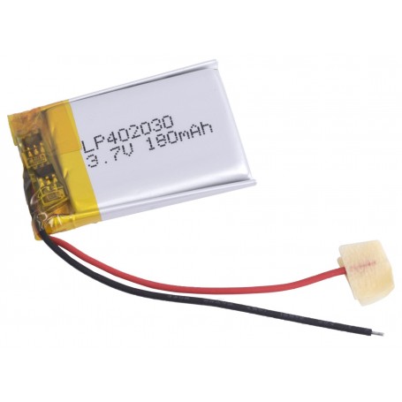 Bateria De Litio LP402030 180mAh 3.7V 4x20x30mm