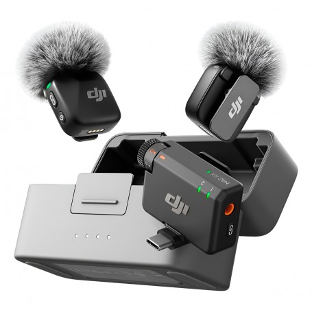 Kit Dji Mic Mini Microfono Corbatero Inalambrico 1tx 2rx
