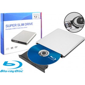 Grabadora Lectora Externa CD DVD-RW Conexion USB 3.0 Blue-Ray