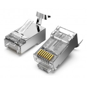 Ficha De Red Rj45 Cat 8 Metalica