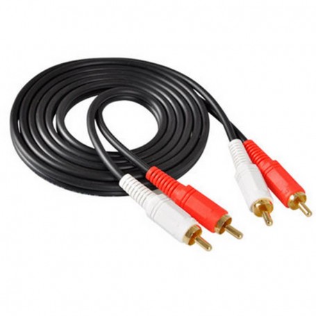 Cable Rca Audio 1.5Mts Rojo Blanco