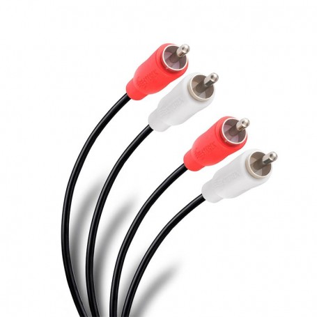 Cable Rca Audio 10Mts Rojo Blanco