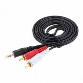 Cable De Audio Rca A Miniplug 3.5Mm 1.5Mts