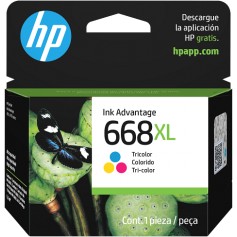Cartucho Hp Original 668XL 5.5ml Tri-color