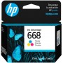 Cartucho Hp Original 668 2ml Tri-color