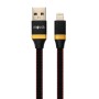 Cable De Carga & Datos Para iPhone Apple Lightning A USB Mallado Inova CAB-3102BP1mt