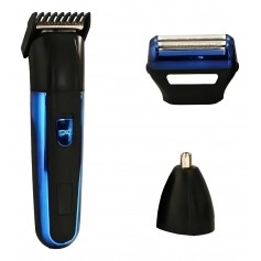 Corta Pelo Afeitadora Trimmer 3 en 1 Electrica Recargable Om 7213