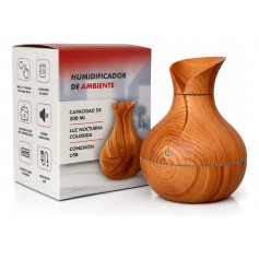 Humidificador De Ambiente Exxtra Tech Luz Led Usb 200ml