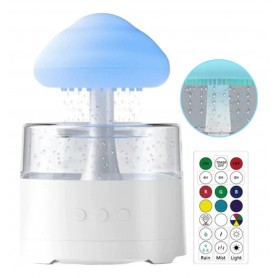 Humidificador Nube De Lluvia Con Bluetooth Usb Luces