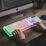 Teclado Gamer G21 Teclado Retroiluminado Arco Iris Makkax